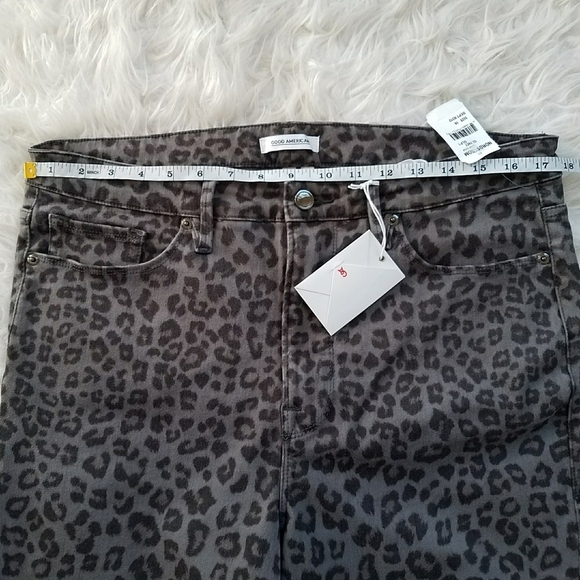 NWT Good Legs High Waist Skinny Leopard Jeans - Picture 7 of 12